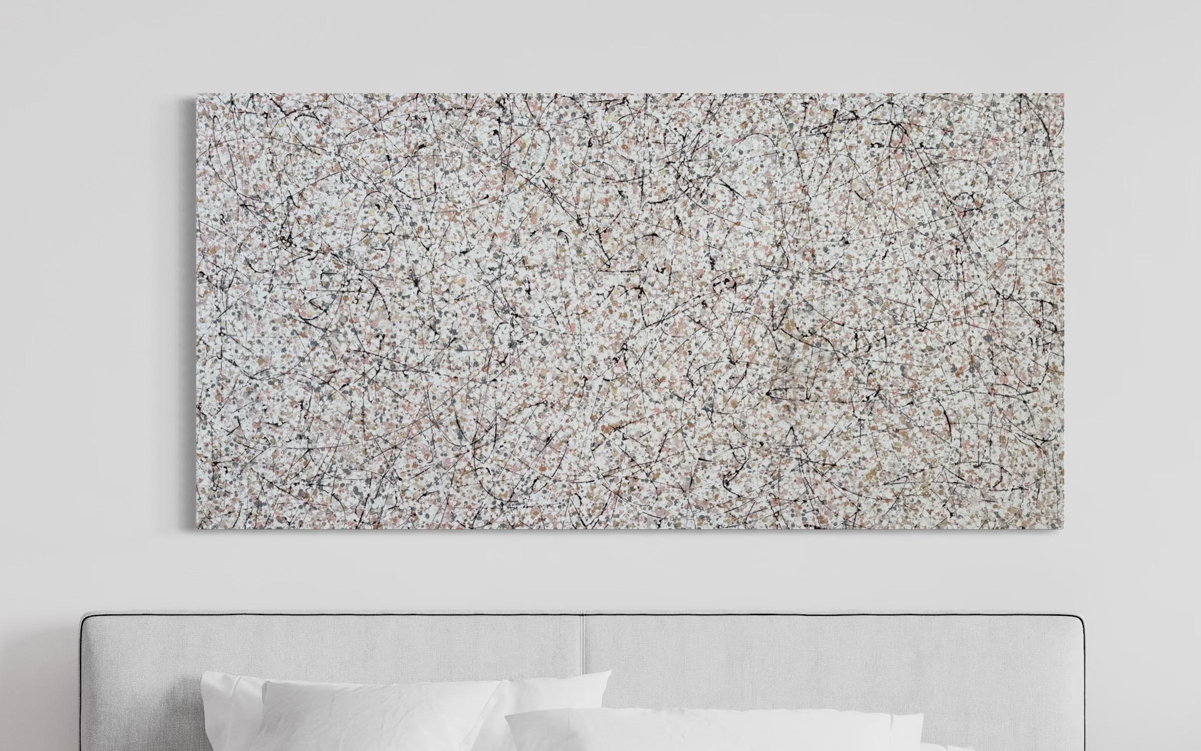 Sphère Définition 9 Oeuvre d'art abstraite Peinture originale prête à accrocher en vente 1