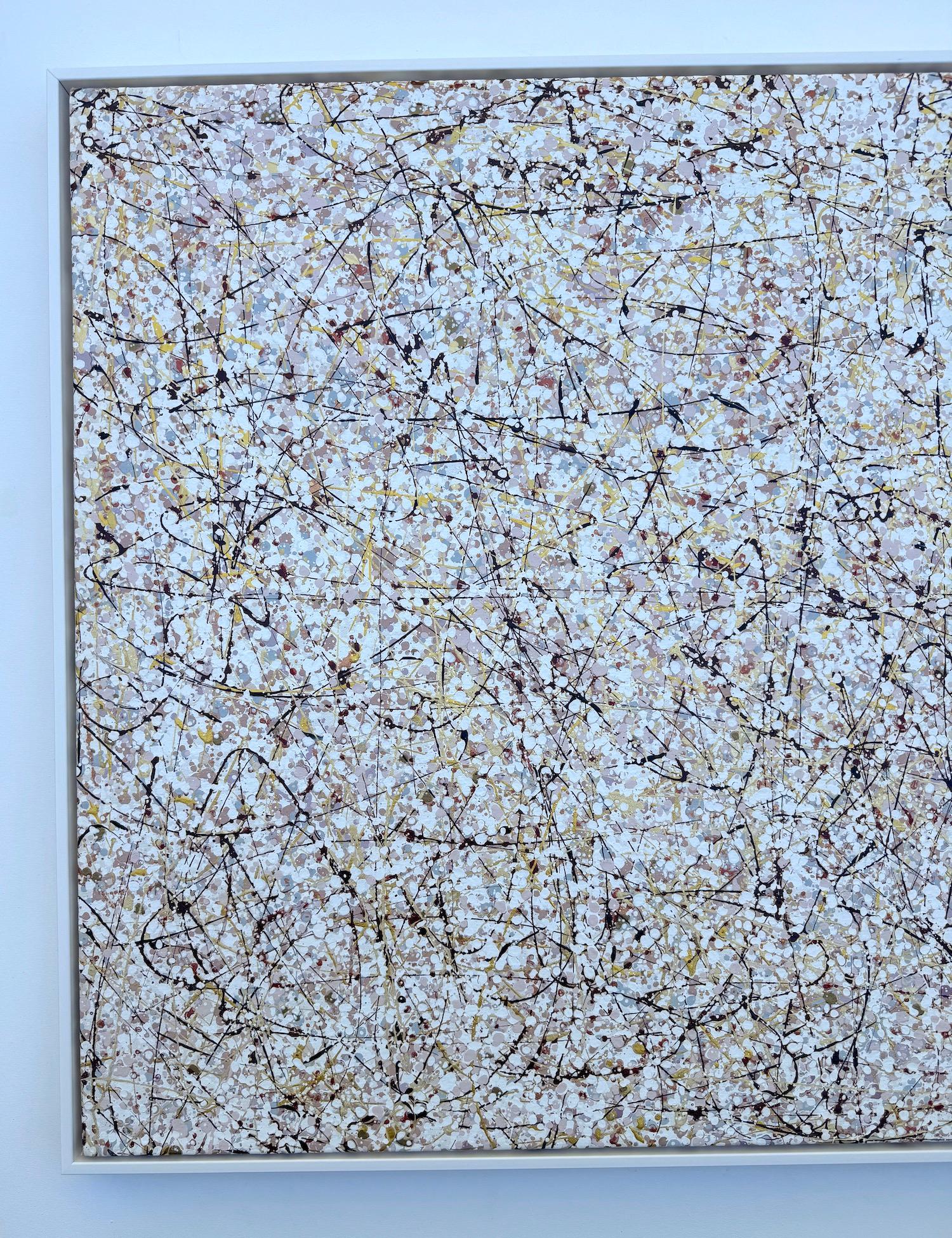 Jackson Pollock, Abstract artwork 
Artist: Vahe Yeremyan
Title: Sphere Definition
Medium: Acrylic on Canvas
Year: 2025
Style: Abstract Art
Dimensions: 34