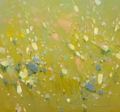 Splash of Morning Landscape, Original oil Painting, Ready to Hang, Impressionism