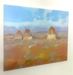 Stapel, Druck auf Leinwand, fertig zum Aufhängen