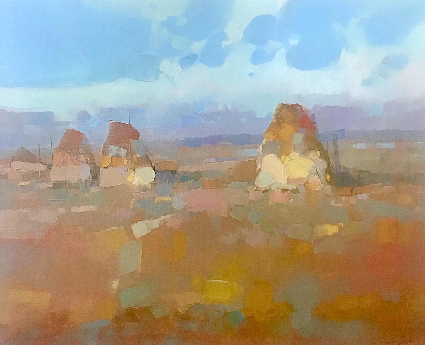 Landscape Painting de Vahe Yeremyan - Pilas, Impresión en lienzo, Listo para colgar