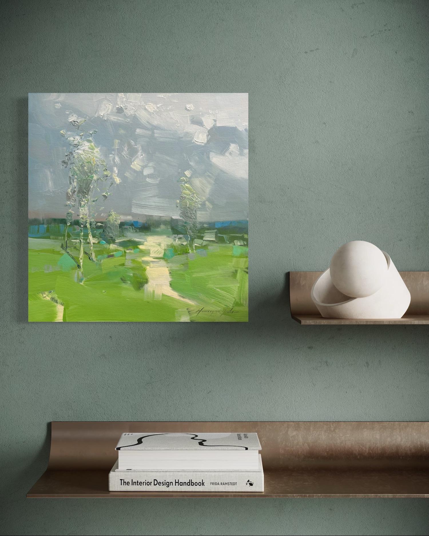 Künstler: Vahe Yeremyan
Titel: Stiller Regen
Medium: Öl auf Leinwand
Jahr: 2025
Stil: Impressionismus
Abmessungen: 18
