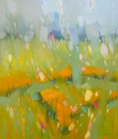 Summer Blink, Landscape, Original oil Painting, Ready to Hang