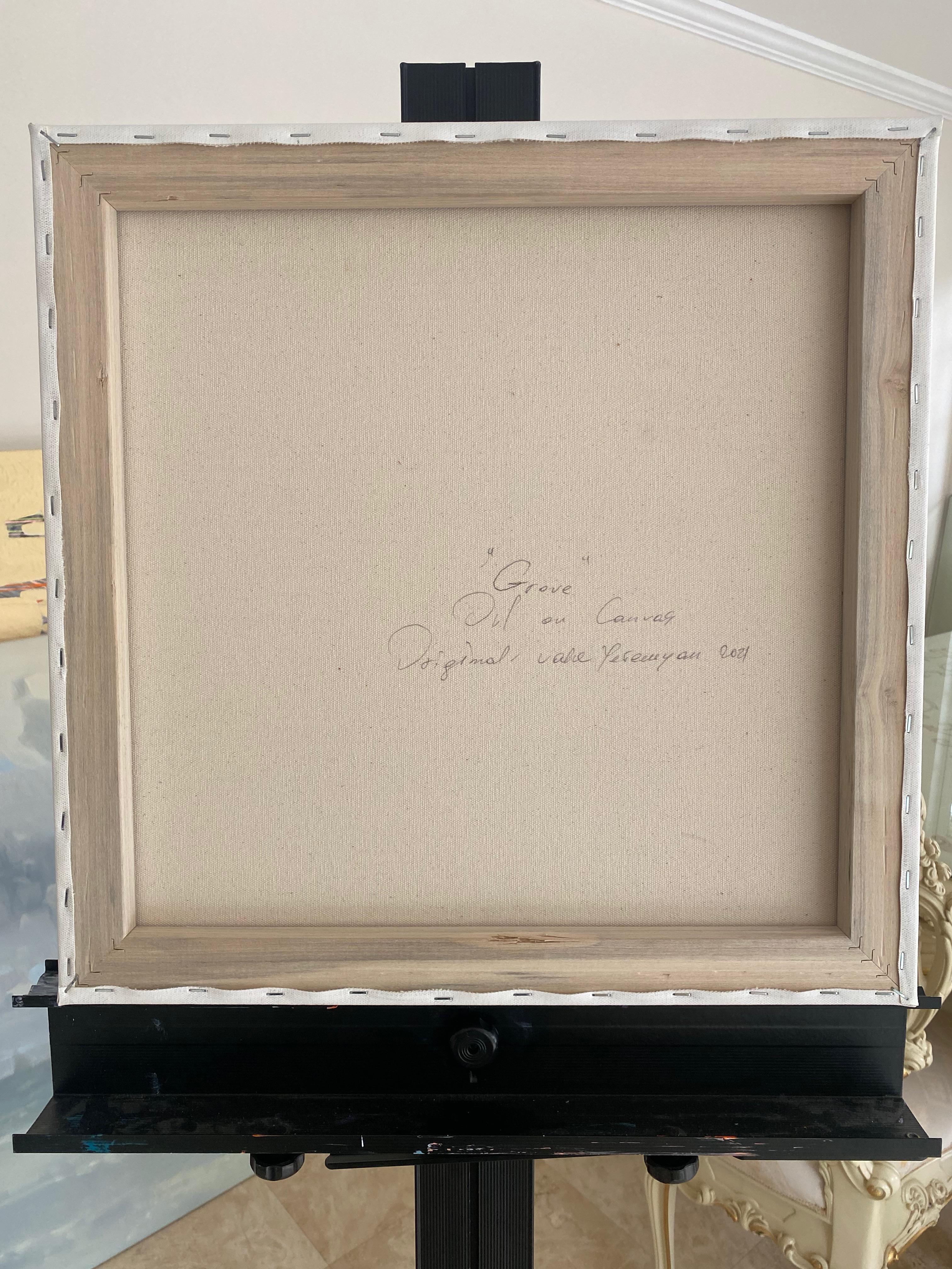 Künstler: Vahe Yeremyan 
Werk: Original Ölgemälde, Handgemachtes Kunstwerk, Unikat 
Medium: Öl auf Leinwand 
Jahr: 2021
Stil: Impressionismus, 
Thema: Sommerbäume
Größe: 18,5
