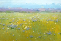 Summer Valley, Original oil Painting, Ready to Hang, Impressionism
