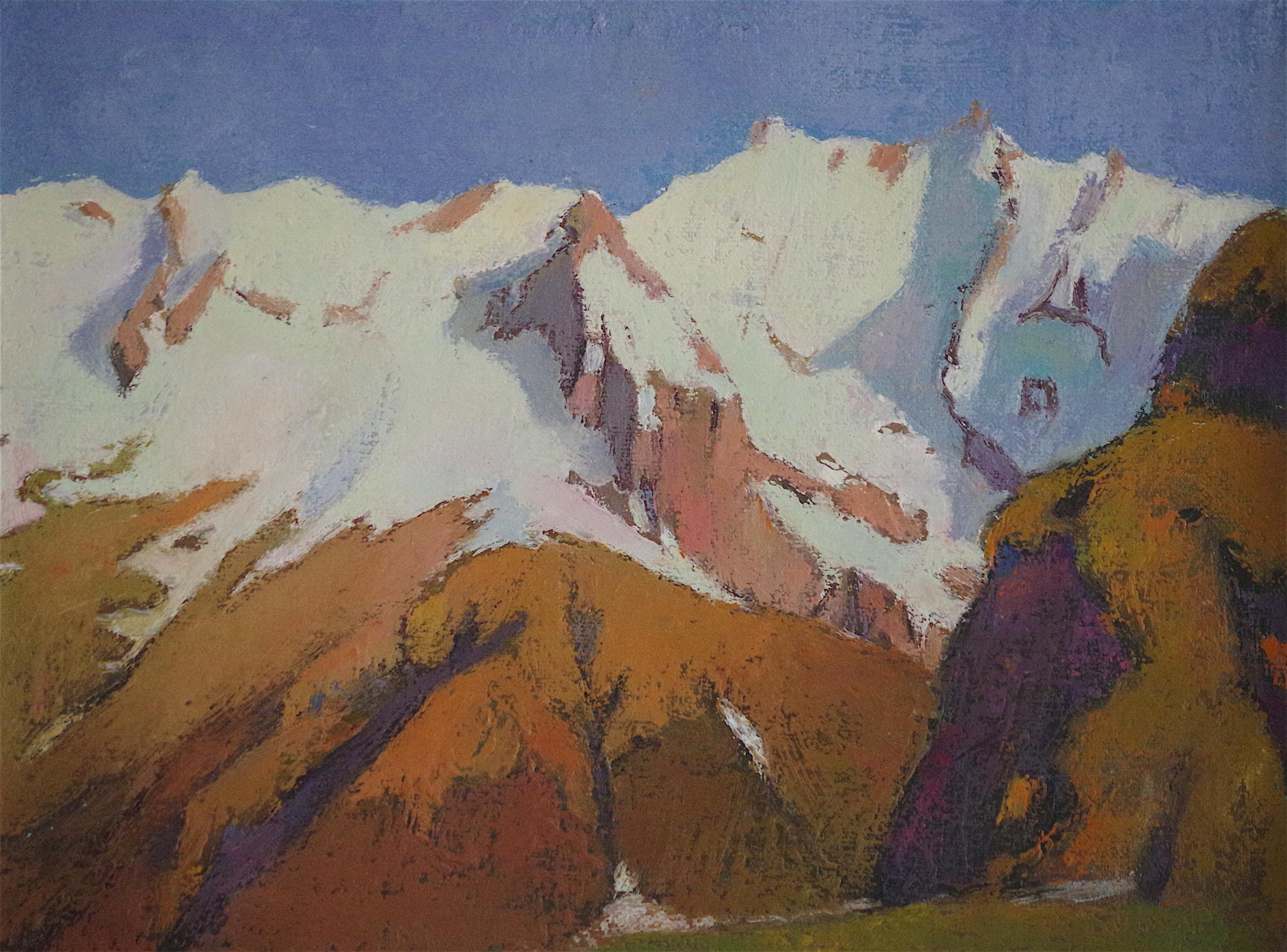 Vahe Yeremyan Landscape Painting - Top of the Mountain