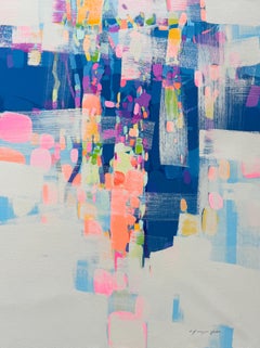 Trees in Abstract, Landscape, Original oil Painting, Ready to Hang