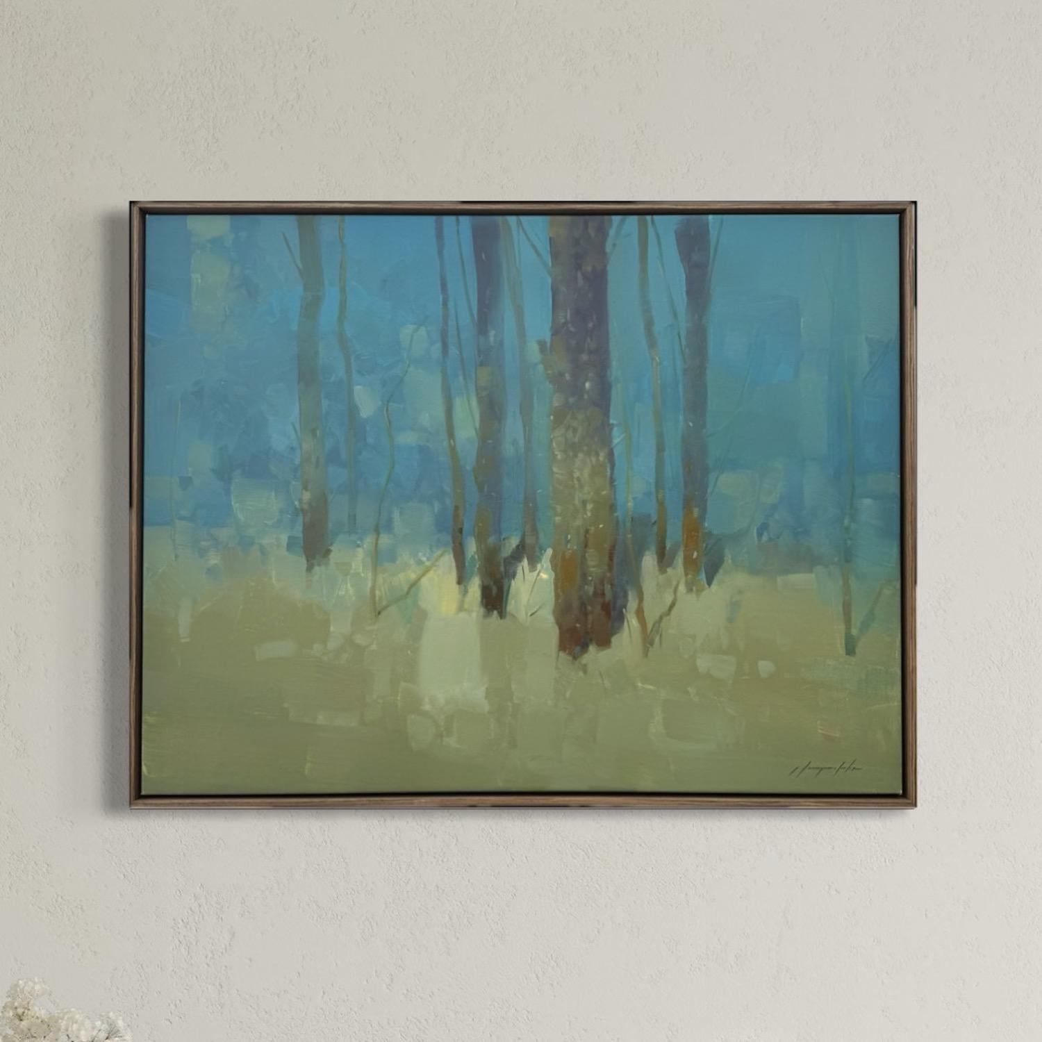 Artiste : Vahe Yeremyan
Titre : Arbres en turquoise
Médium : Huile sur toile
Année : 2025
Style : Impressionnisme
Dimensions : 27.5