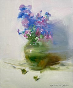 Vase of Flowers, Original oil Painting, Ready to Hang
