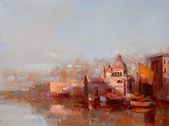 Vahe Yeremyan - Venice Santa Maria Cityscape Impressionism Original Painting Ready to Hang Venice Santa Maria Cityscape Impressionism Original Painting Ready to Hang