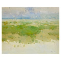 Vivid Summer, Landscape, Impressionism, Original oil Painting, Ready to Hang