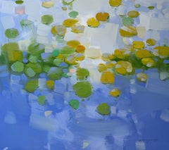 Waterlilies, Original oil Painting, Ready to Hang