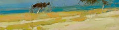 Windy Day, Impressionism Original oil Painting, Ready to Hang