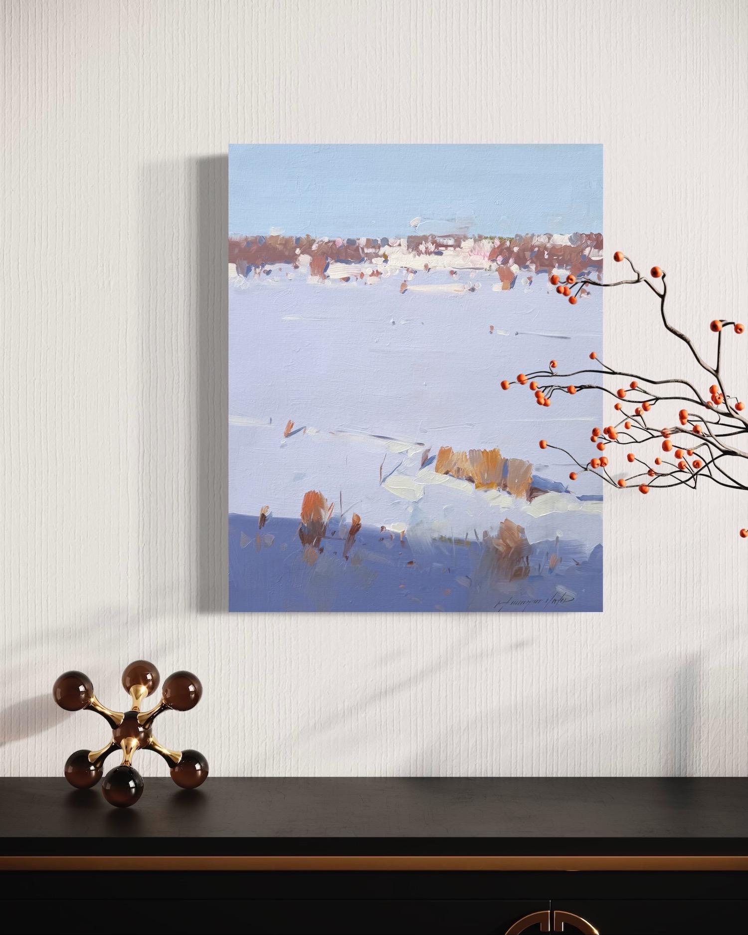 Künstler: Vahe Yeremyan
Titel: Wintermorgen
Medium: Öl auf Leinen
Jahr: 2025
Stil: Impressionismus
Abmessungen: 20