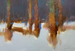 Winter Morning, Original oil Painting, Ready to Hang