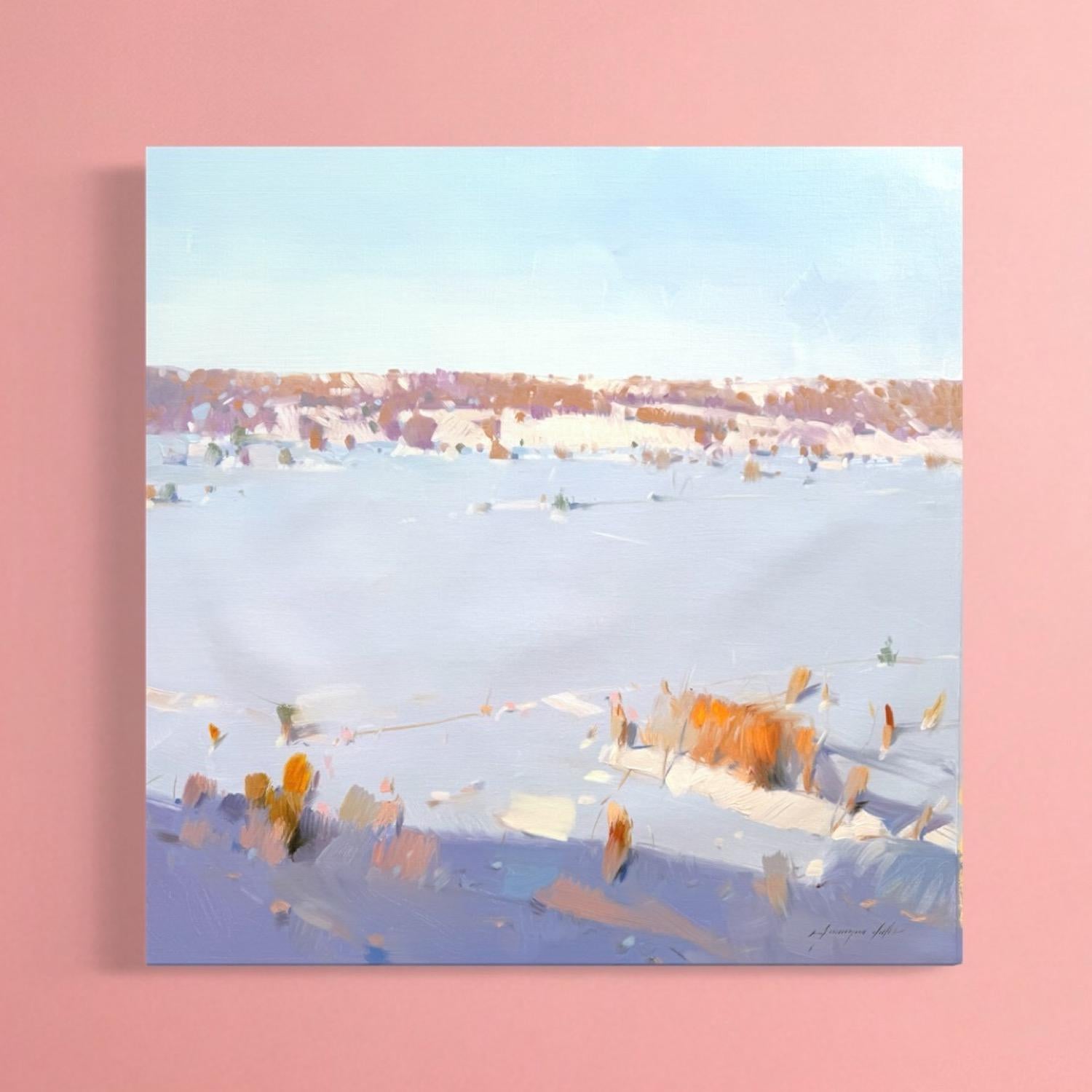 Artista: Vahe Yeremyan
Título: Silencio de invierno 
Técnica Óleo sobre lino
Año: 2025
Estilo: Impresionismo
Dimensiones: 75 x 76 x 2 cm (29,5