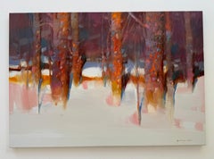 Winter Time, Impressionism, Original oil Painting, Ready to Hang