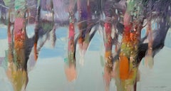 Winter Trees, Original oil Painting, Ready to Hang