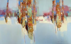 Winter Trees, Original oil Painting, Ready to Hang