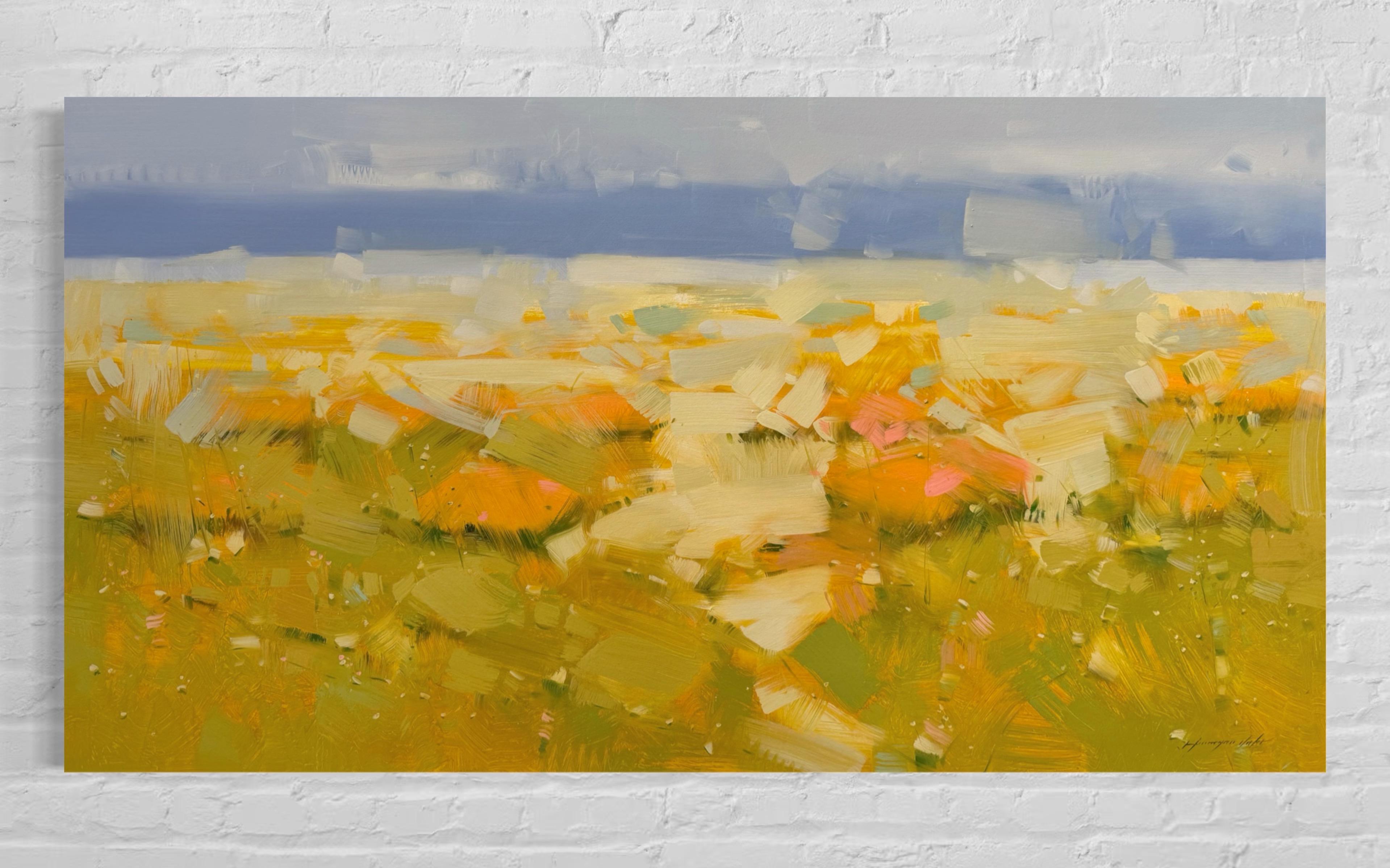 Artista: Vahe Yeremyan 
Opera: Pittura a olio originale, opera d'arte fatta a mano, pezzo unico 
Mezzo: Olio su tela 
Anno: 2024
Stile: Impressionismo, 
Oggetto: Papaveri gialli
Dimensioni: 30
