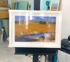 Herbst, Druck auf Satinpapier, gerahmt