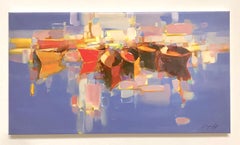 Barche, Stampa su tela, pronta da appendere