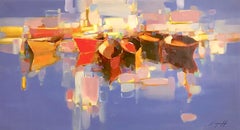 Boats, Print on Canvas