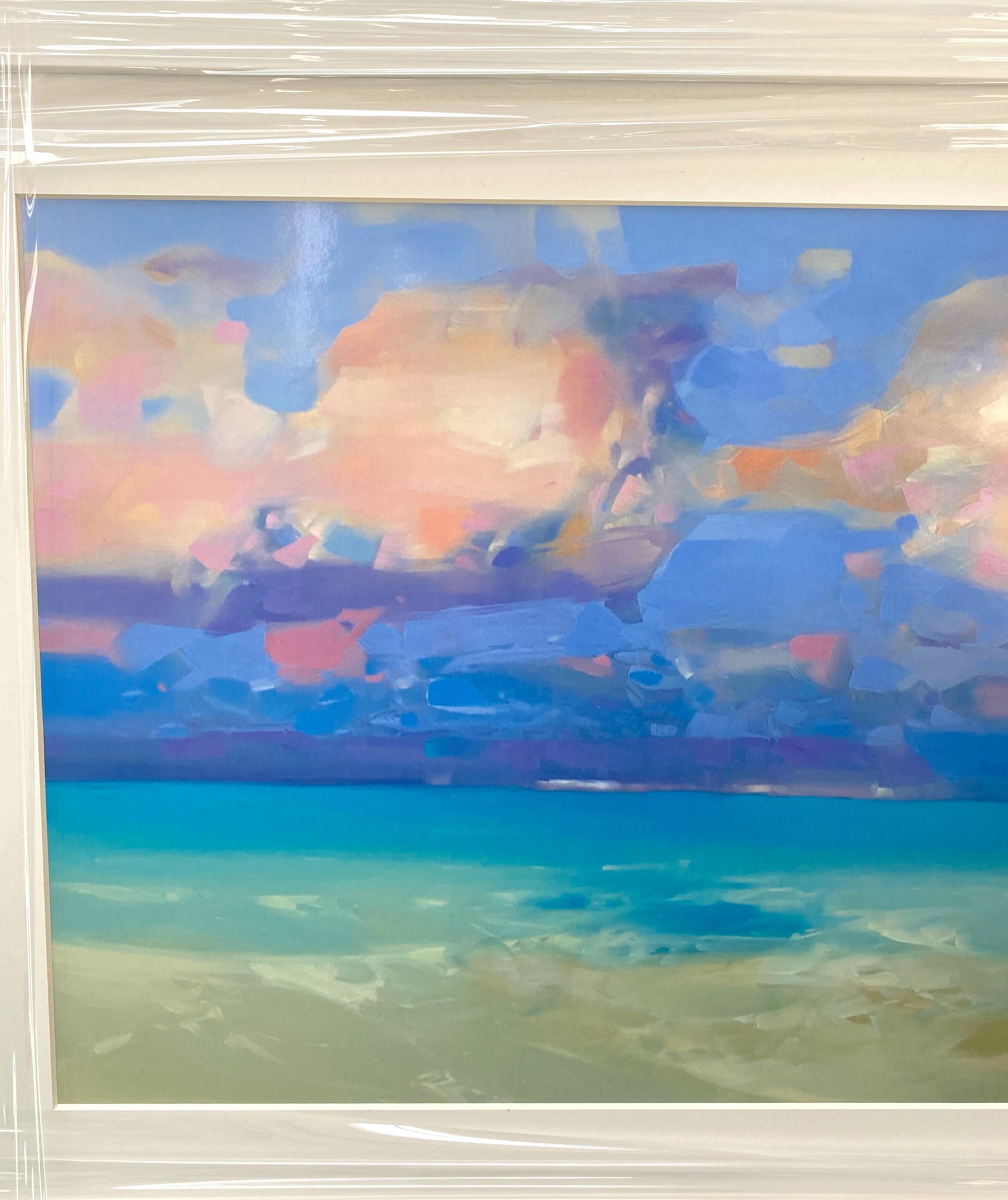 Caribbean Sky, Print on Satin Paper, Framed For Sale 1