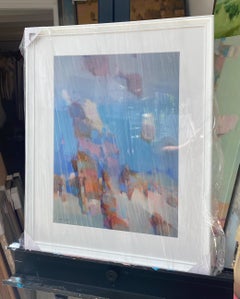 Malibu Cliffs, Print on Satin Paper, Framed