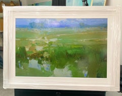 Summer Field, Print on Paper, Framed