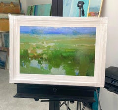 Summer Field, Print on Paper, Framed