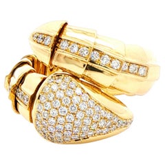 Vaid Roma Pave Diamond Italian Snake Ring Vaid Roma Pave Diamond Italian Snake Ring