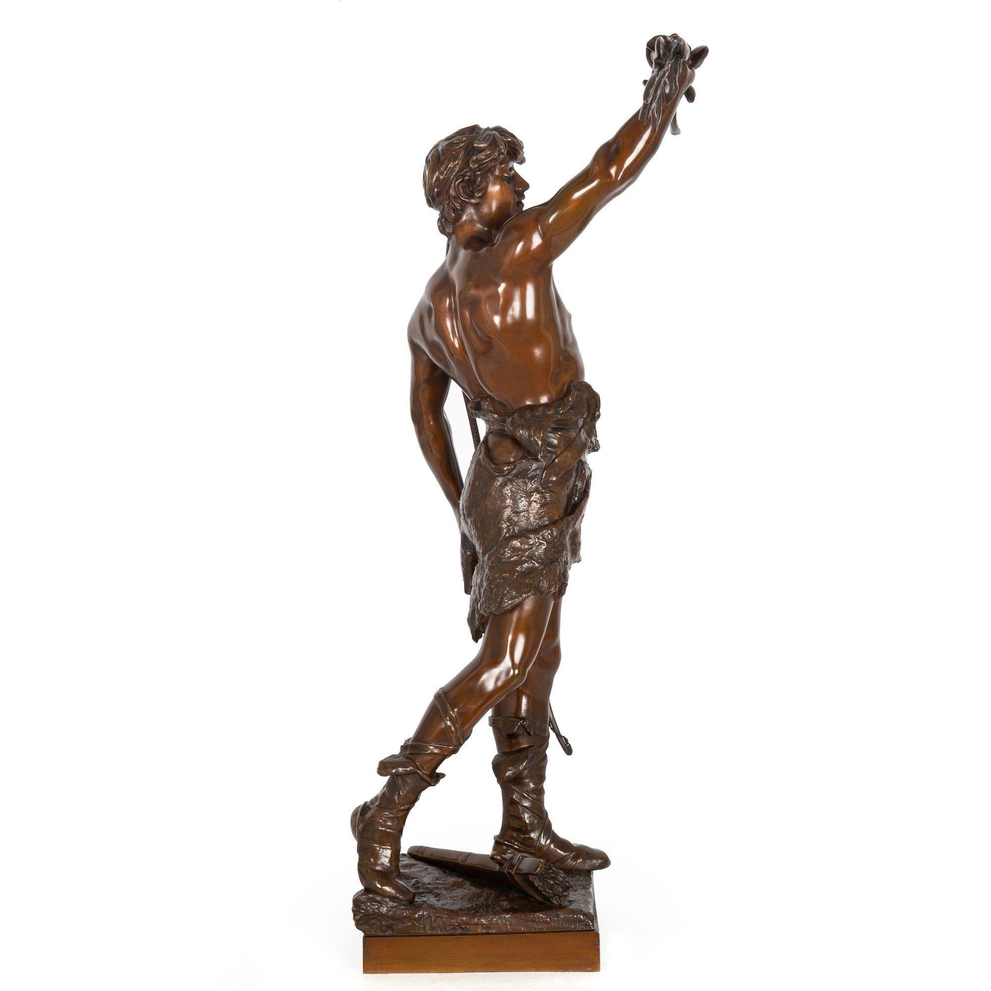 Francese Scultura in bronzo 