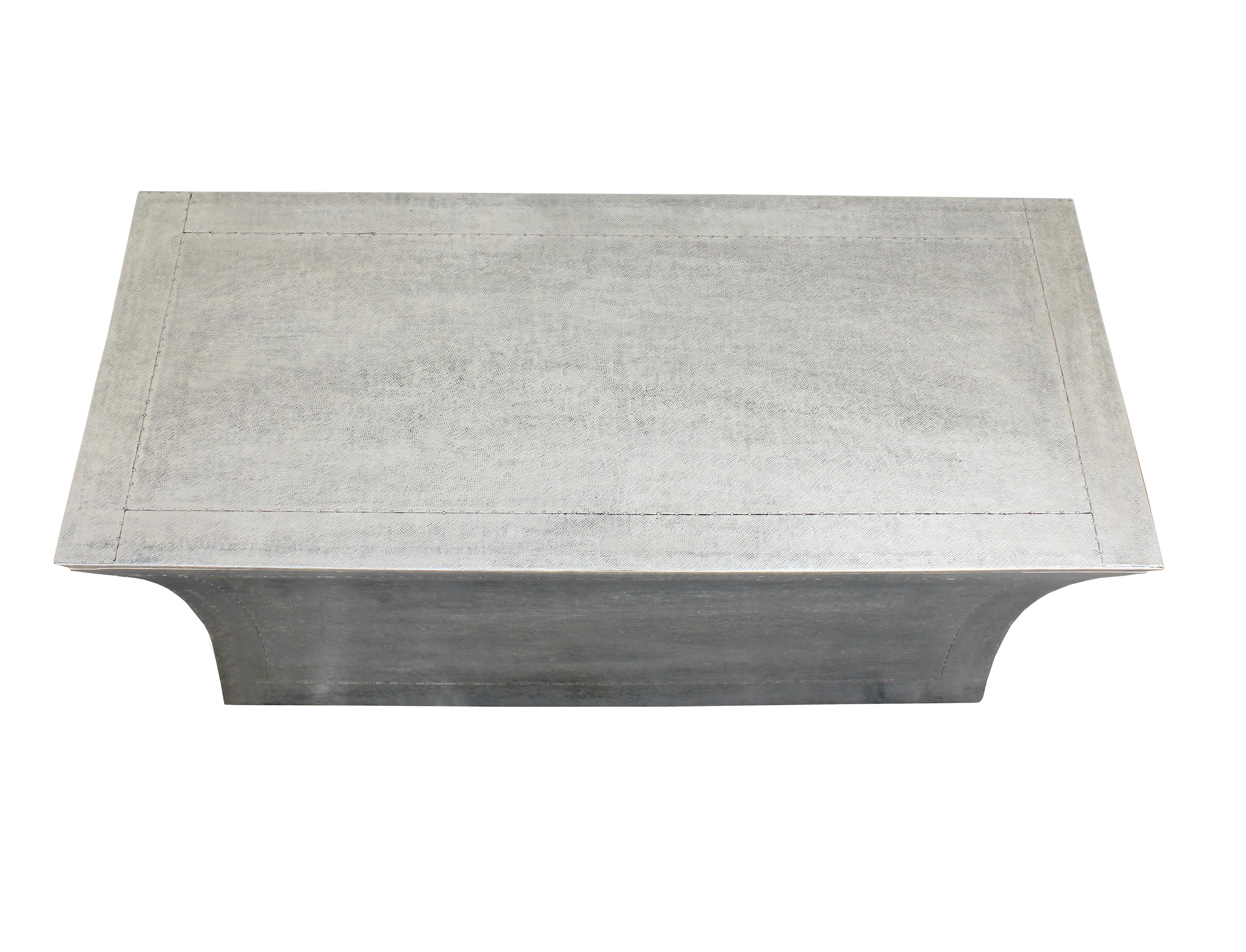 Banc Vaisseau en bronze blanc sur teck de Paul Mathieu pour Stephanie Odegard en vente 1