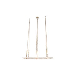 Vaisseau Jali Chandelier in White Marble by Paul Mathieu for Stephanie Odegard