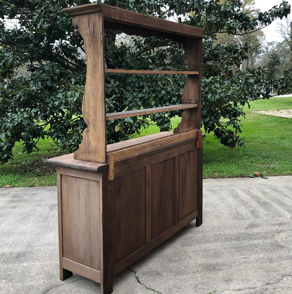 Vaisselier, Buffet, Antique Country French in Stripped Oak 7