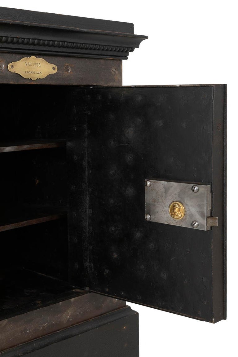 Download Vaissier, Black Patina Steel and Lacquered Wood Safe ...