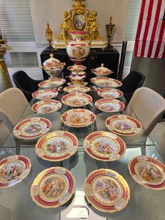 Vajilla italiana de lujo, Rigo & Cie, Venecia, siglo XIX-XX