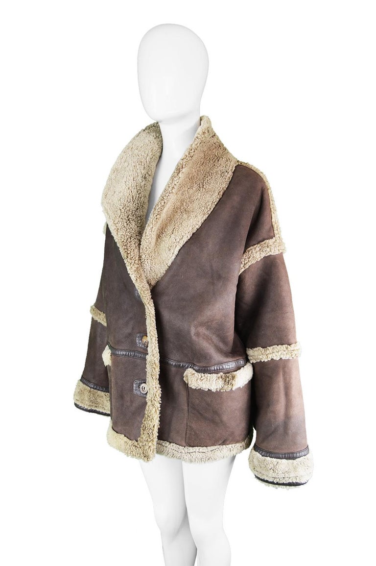 sheepskin coat 1980s