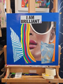 "And She Shine" - acrylic on wood