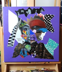 "Unveiled" - acrylic on wood