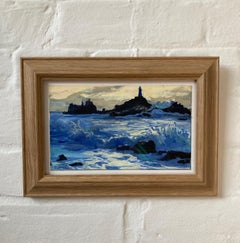 Nicholas Romeril, Corbiere Lighthouse, Jersey seascape