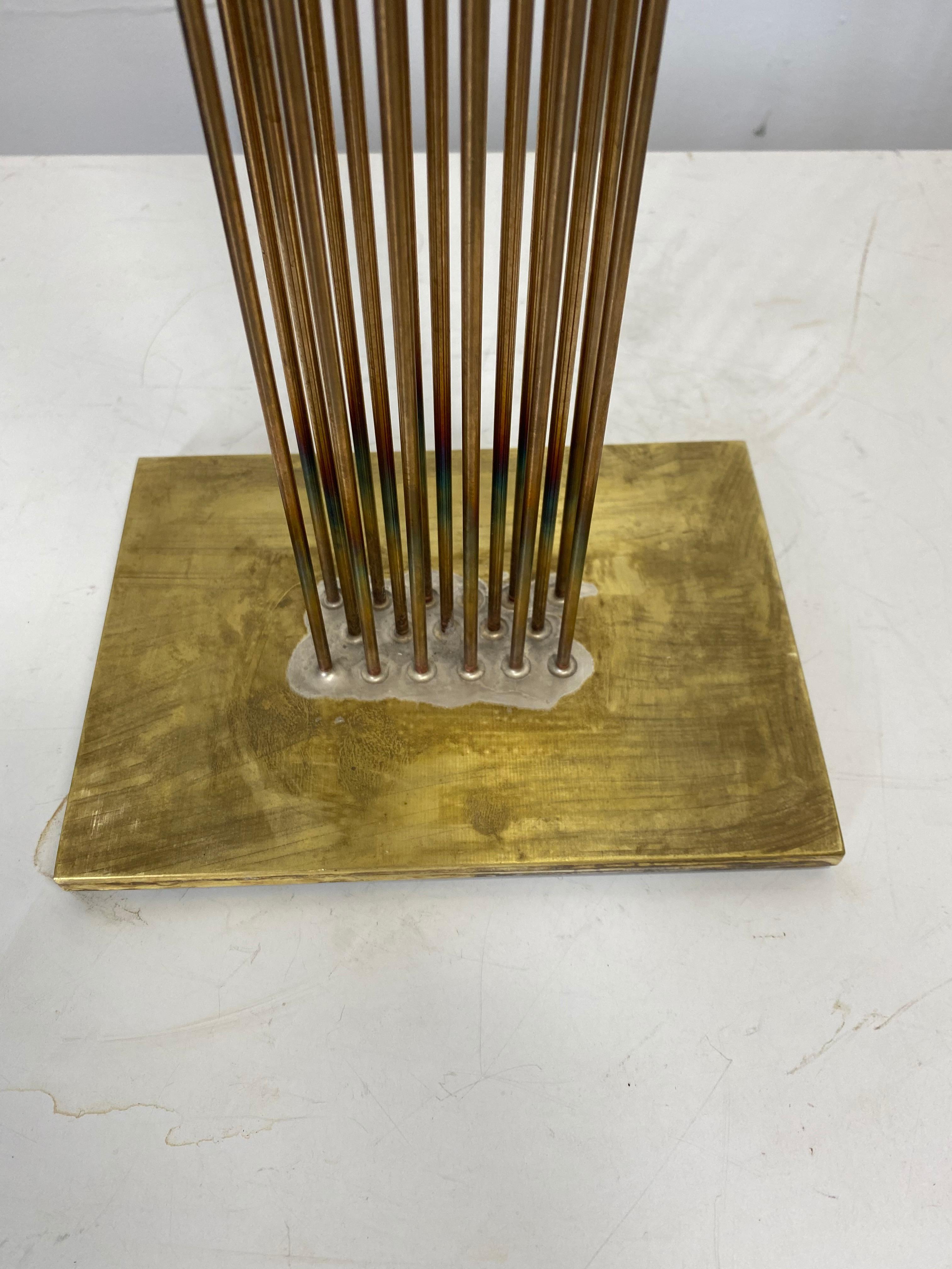 Hand-Crafted Val Bertoia 17 Rod Sonambient Kinetic Sound Sculpture