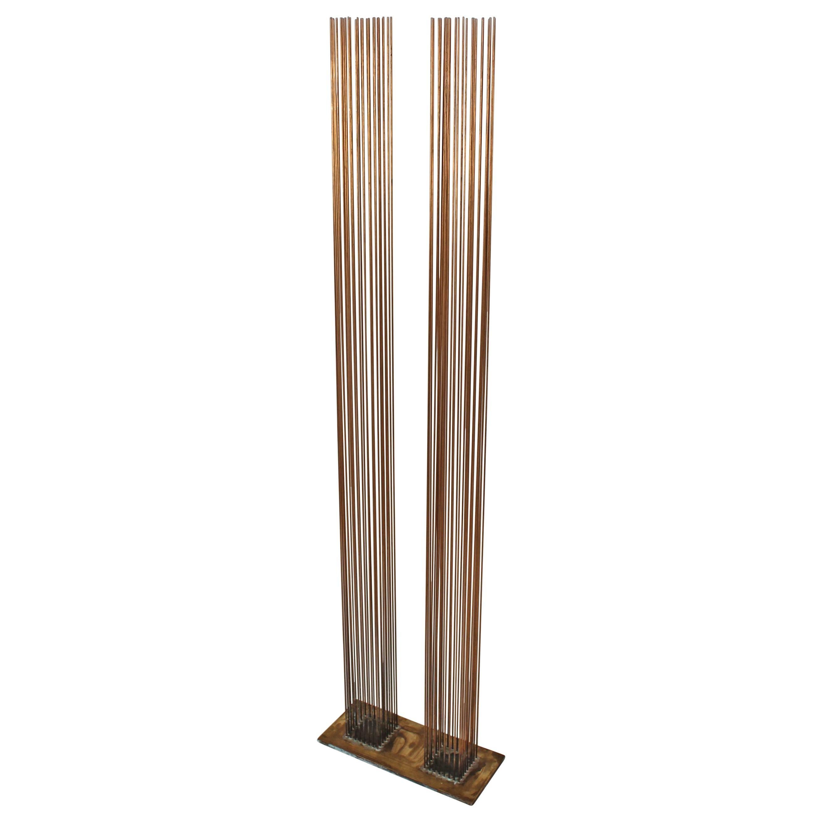 Scultura sonora Sonambinet in ottone e rame berillio di Val Bertoia