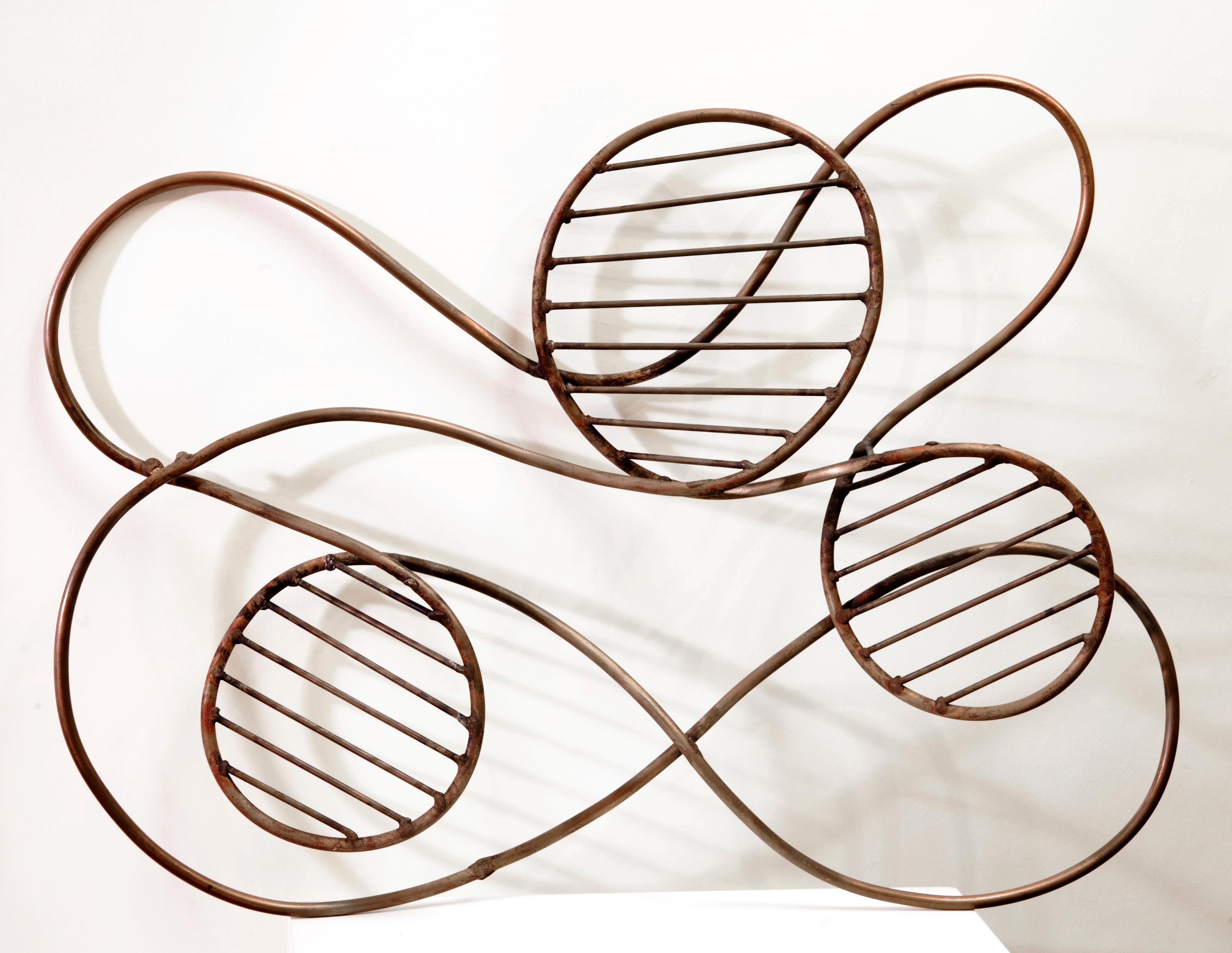 Abstract Sculpture di Val Bertoia - Rilievo a parete in rame