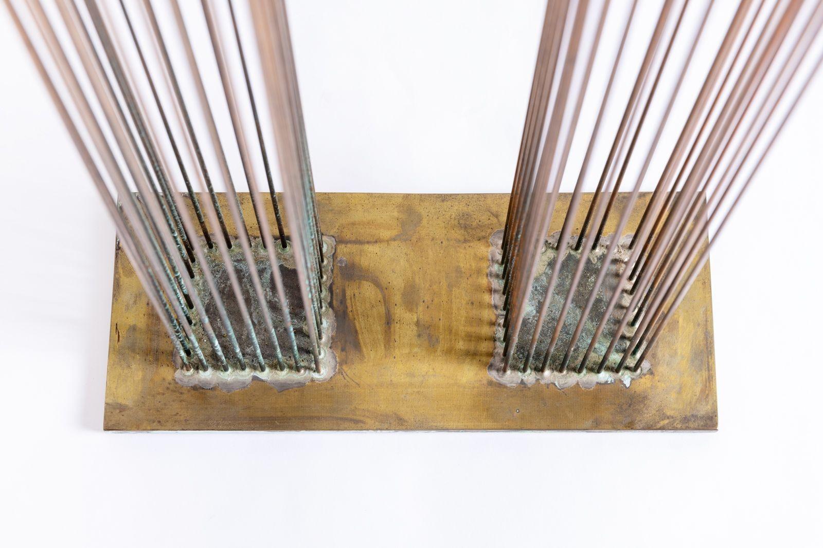 Große Val Bertoia Sonambient-Skulptur mit dem Titel „2 Gehsquares for Sounds“ im Angebot 2