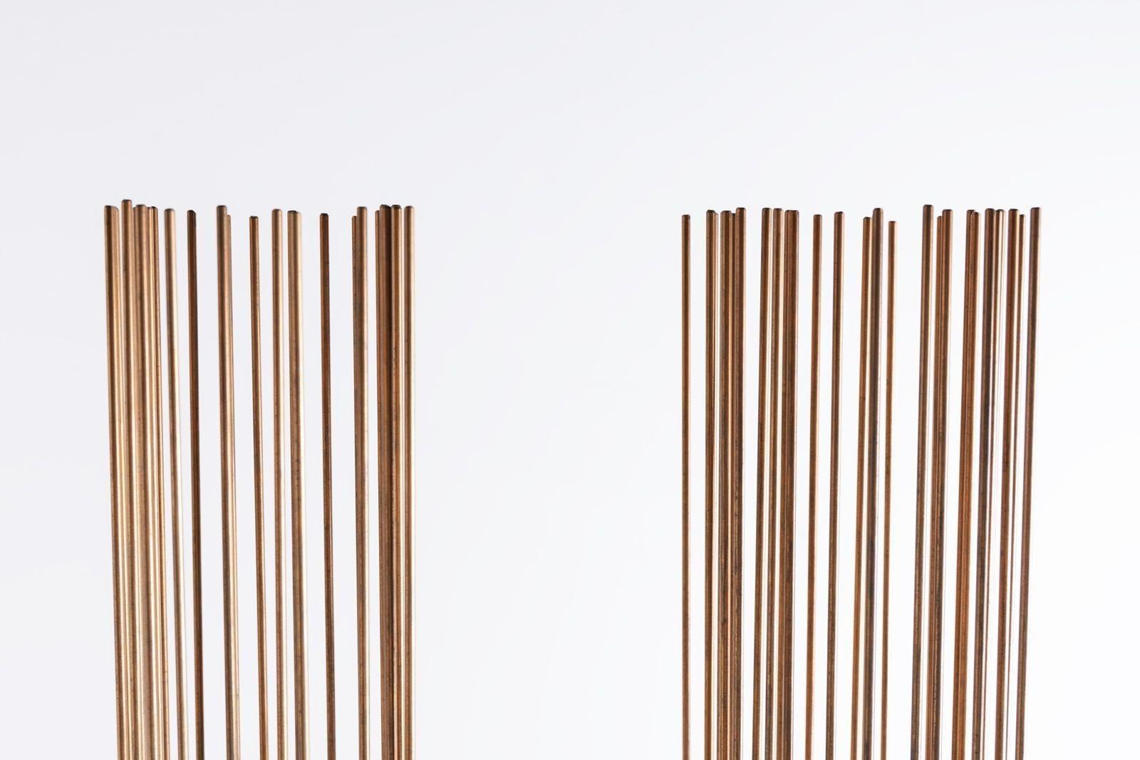 Große Val Bertoia Sonambient-Skulptur mit dem Titel „2 Gehsquares for Sounds“ im Angebot 3
