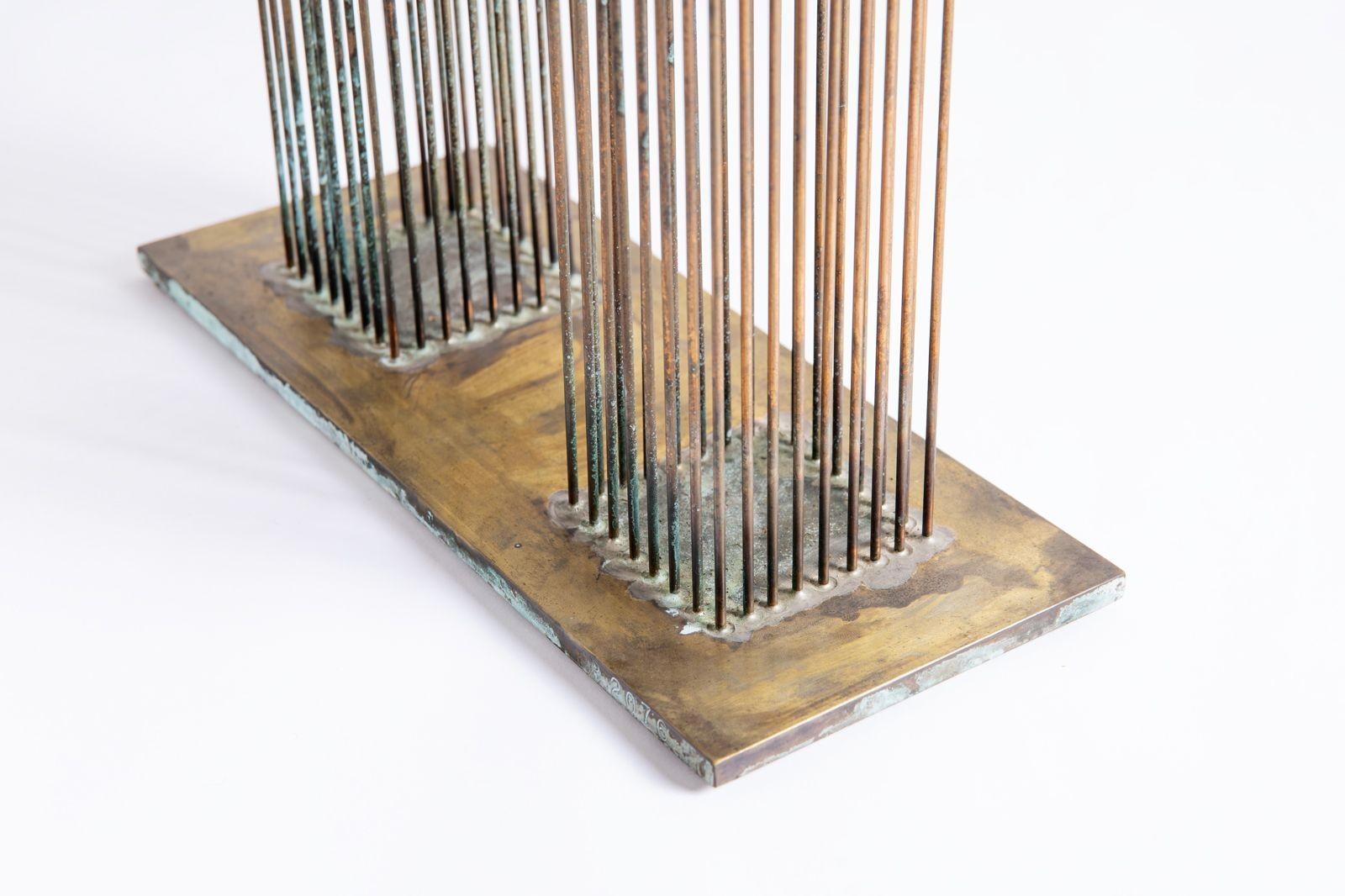 Große Val Bertoia Sonambient-Skulptur mit dem Titel „2 Gehsquares for Sounds“ im Angebot 6