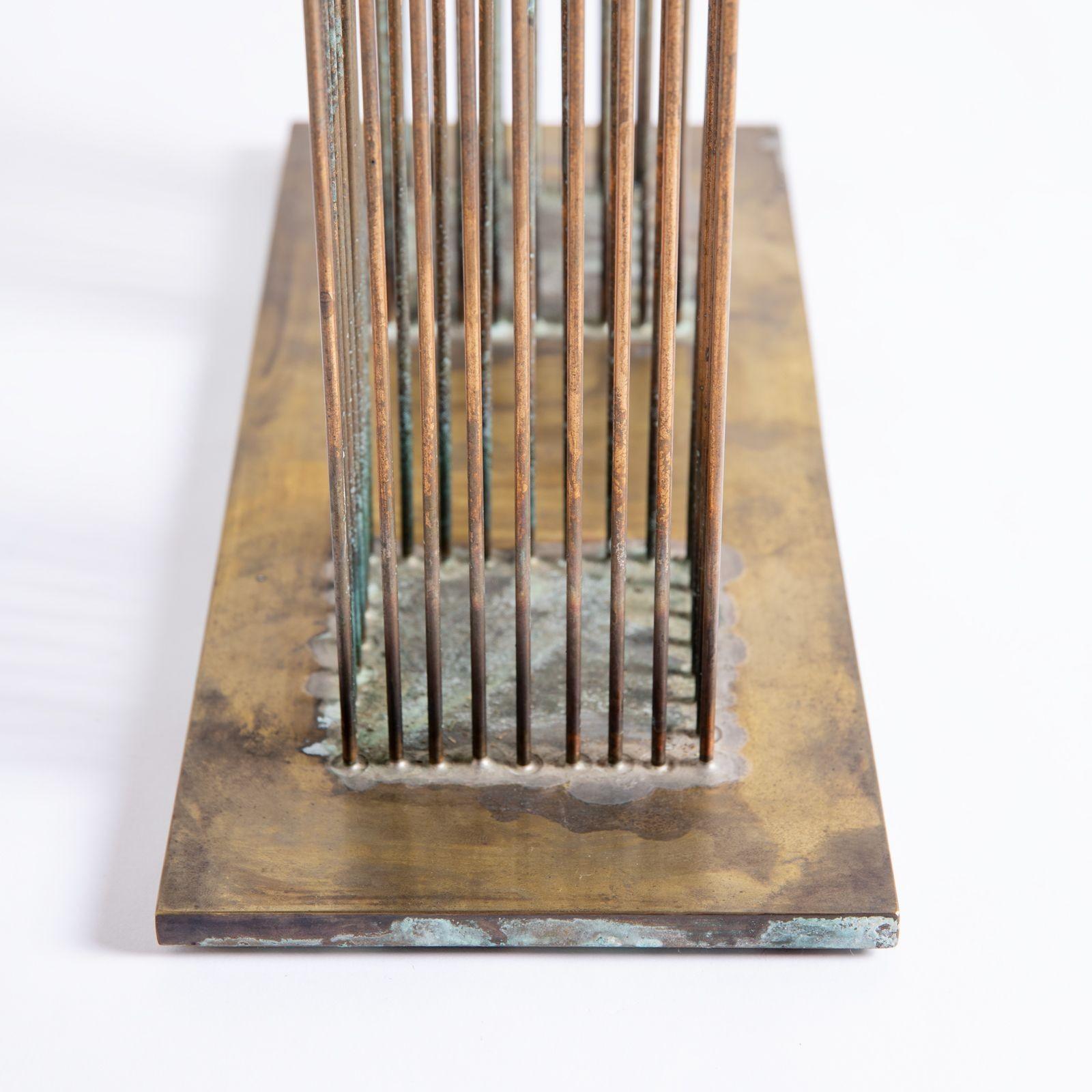 Große Val Bertoia Sonambient-Skulptur mit dem Titel „2 Gehsquares for Sounds“ im Angebot 7