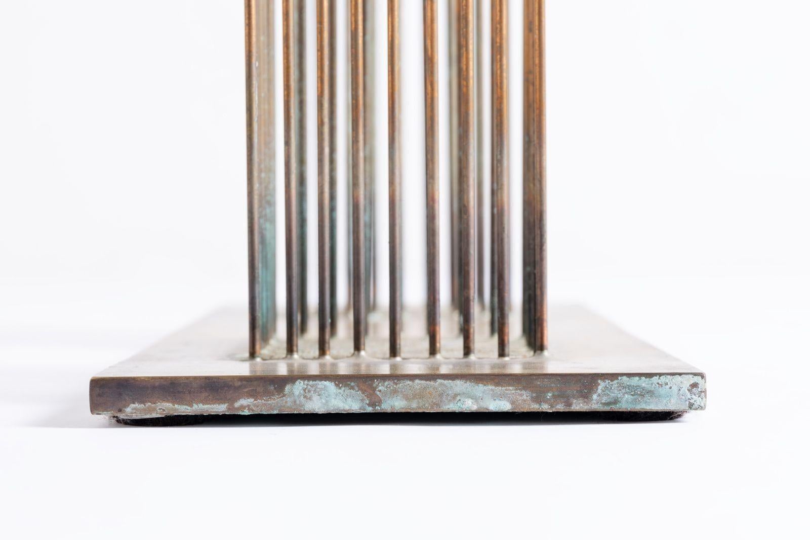Große Val Bertoia Sonambient-Skulptur mit dem Titel „2 Gehsquares for Sounds“ im Angebot 8